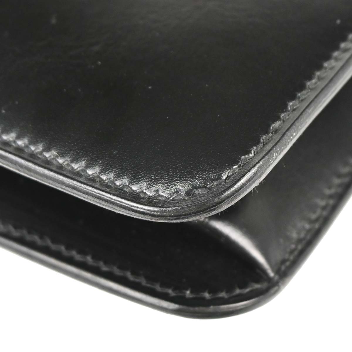 Hermes Black Box Calf Bobby Sac a Depeches DPLG 21 Shoulder Bag