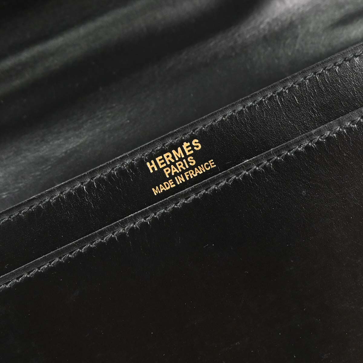 Hermes Black Box Calf Bobby Sac a Depeches DPLG 21 Shoulder Bag
