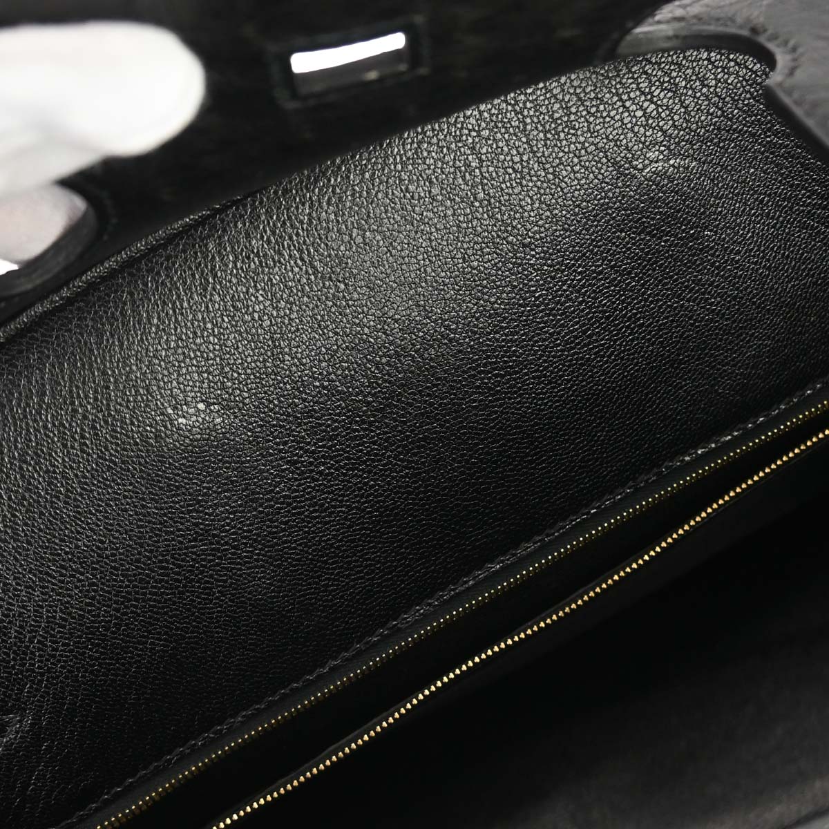 Hermes * Black Ostrich Birkin 35 Handbag
