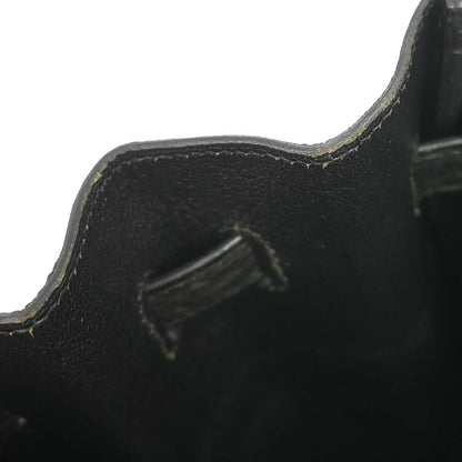 Hermes * Black Ostrich Birkin 35 Handbag