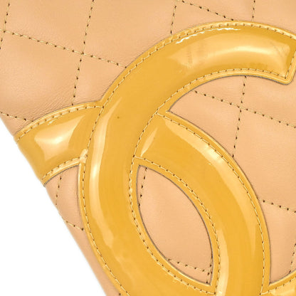 Chanel 2005-2006 Beige Calfskin Cambon Ligne Shoulder Bag