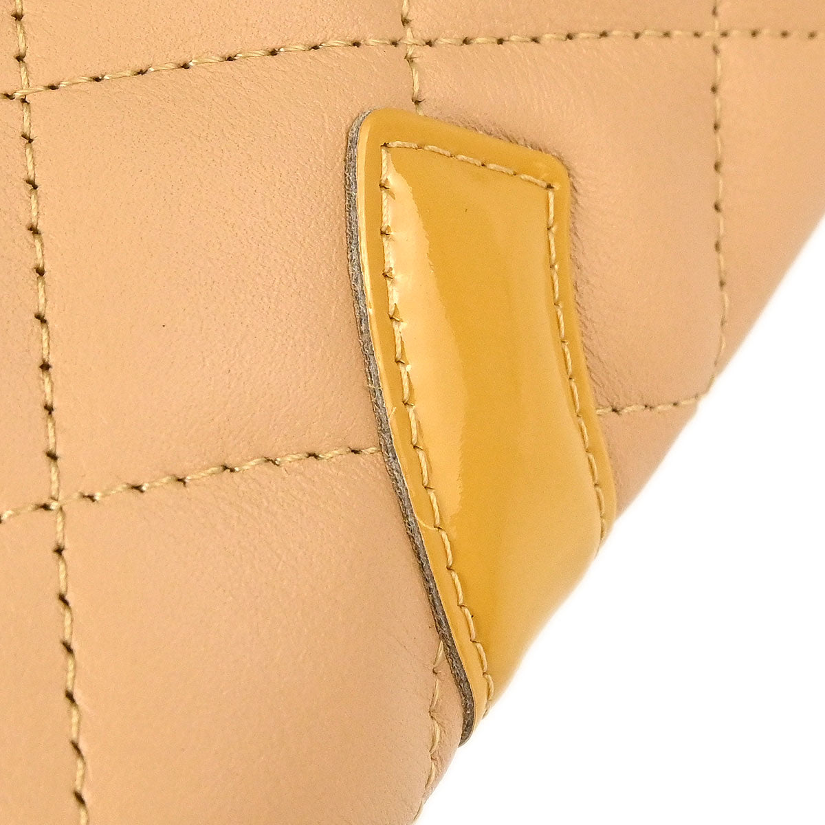 Chanel 2005-2006 Beige Calfskin Cambon Ligne Shoulder Bag