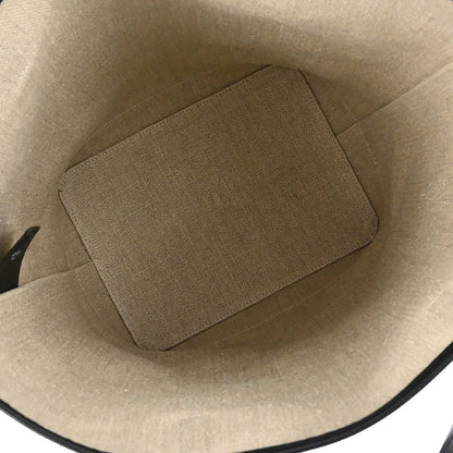 Saint Laurent White Calfskin Teddy Drawstring Tote Handbag