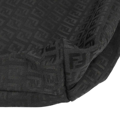 Fendi Black Canvas Zucchino Tote Bag