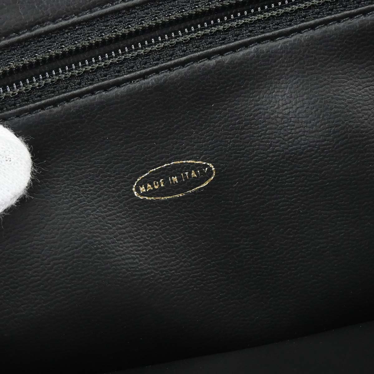 Chanel 1991-1994 Black Caviar Skin Triple CC Shoulder Tote Bag