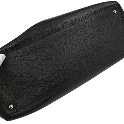 Chanel 2011 Black Calfskin Executive Cerf 2way Shoulder Tote Bag
