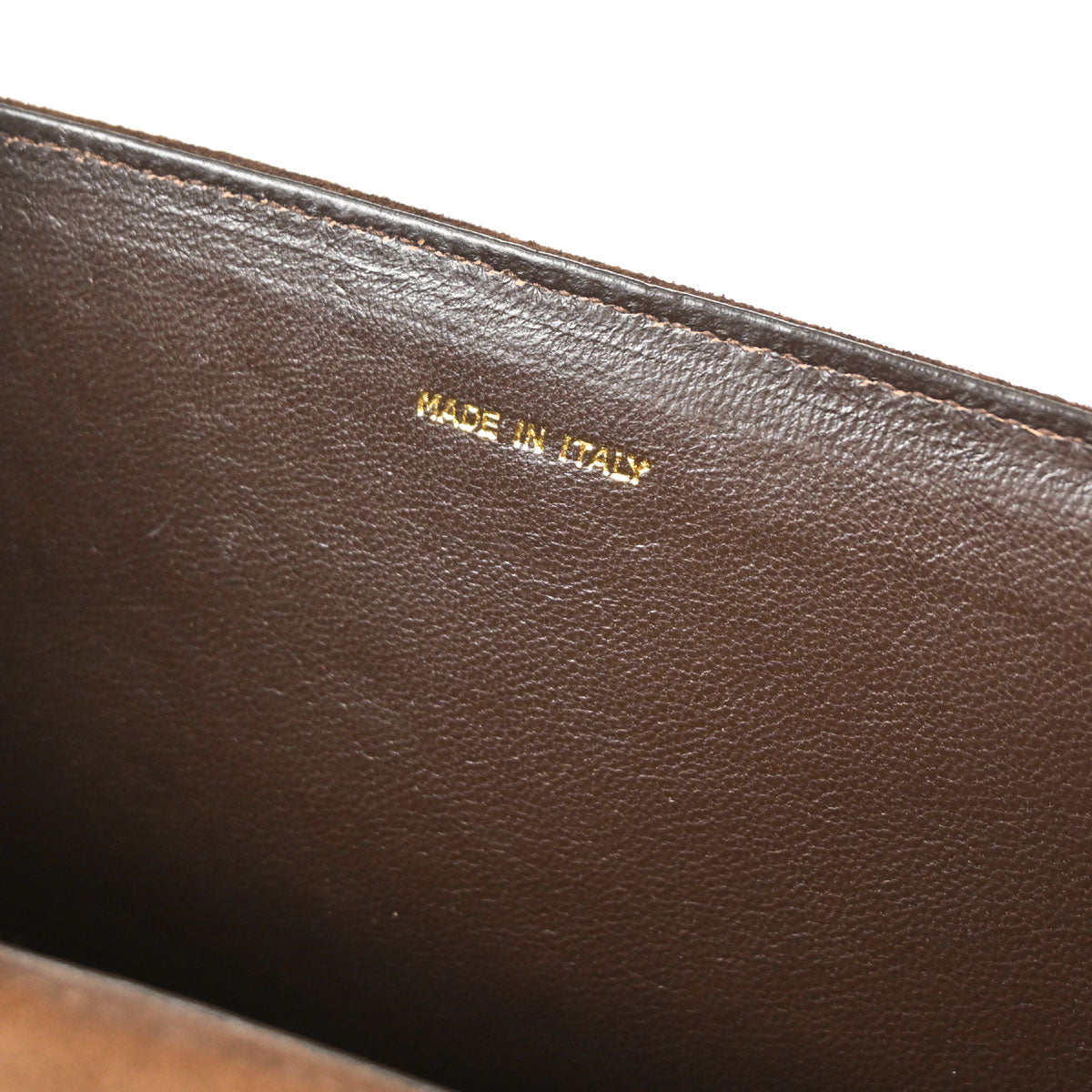 Chanel Brown Suede Fringe Straight Flap Shoulder Bag