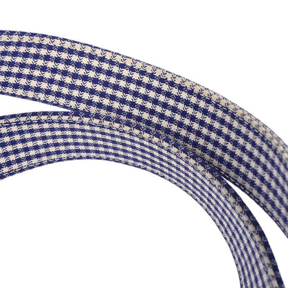 Chanel 1996-1997 Blue White Canvas Gingham Check Handbag