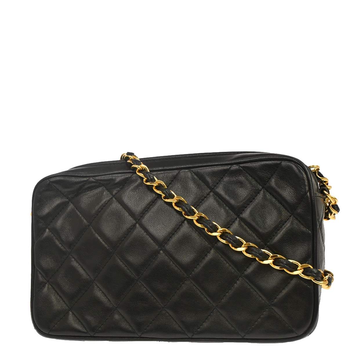 Chanel 1994-1996 Black Lambskin Camera Bag