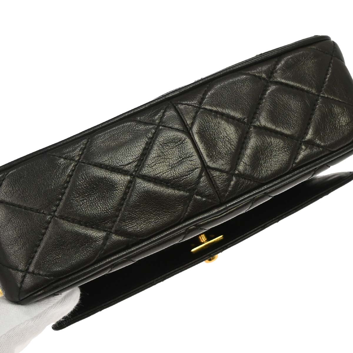 Chanel 1994-1996 Black Lambskin Camera Bag