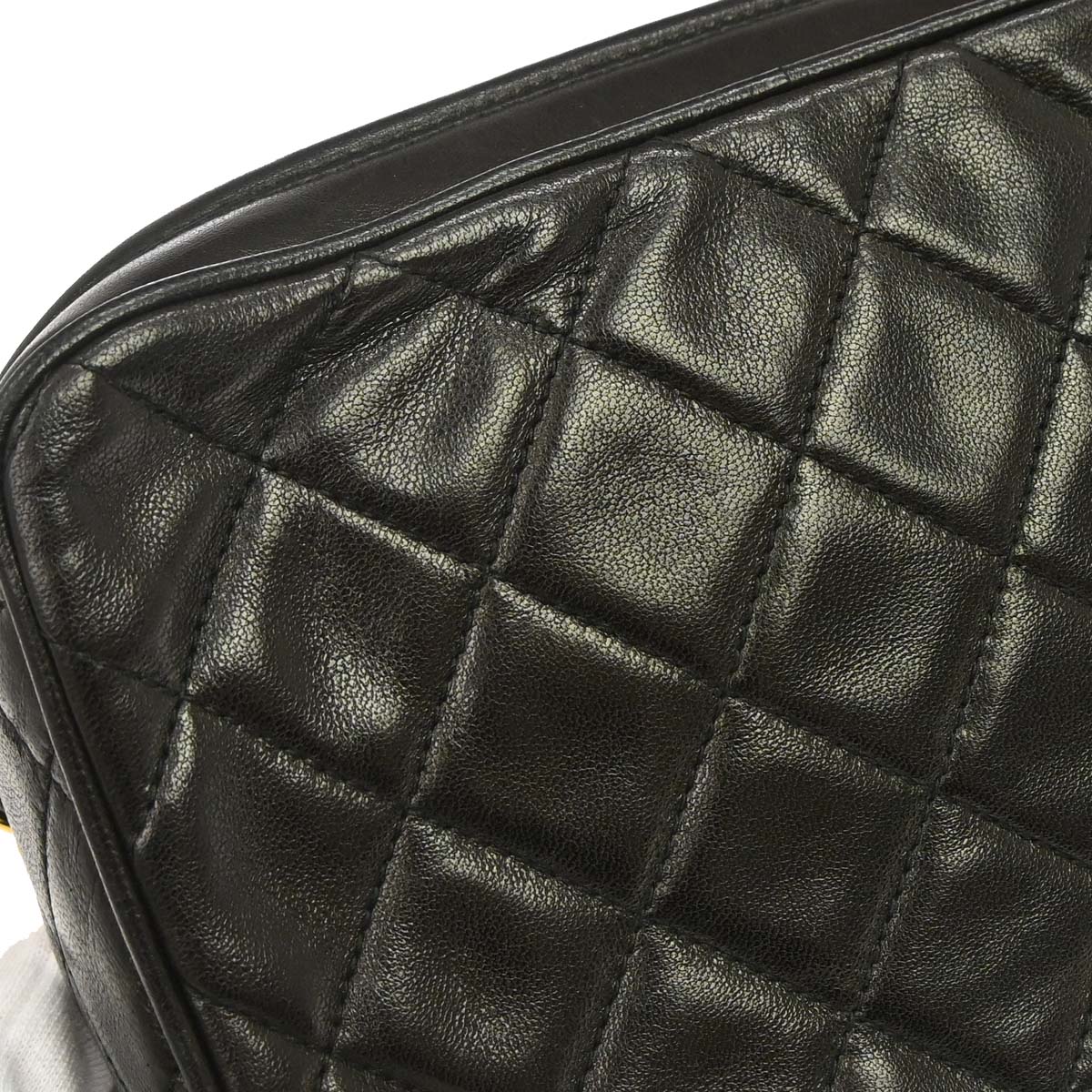 Chanel 1994-1996 Black Lambskin Camera Bag