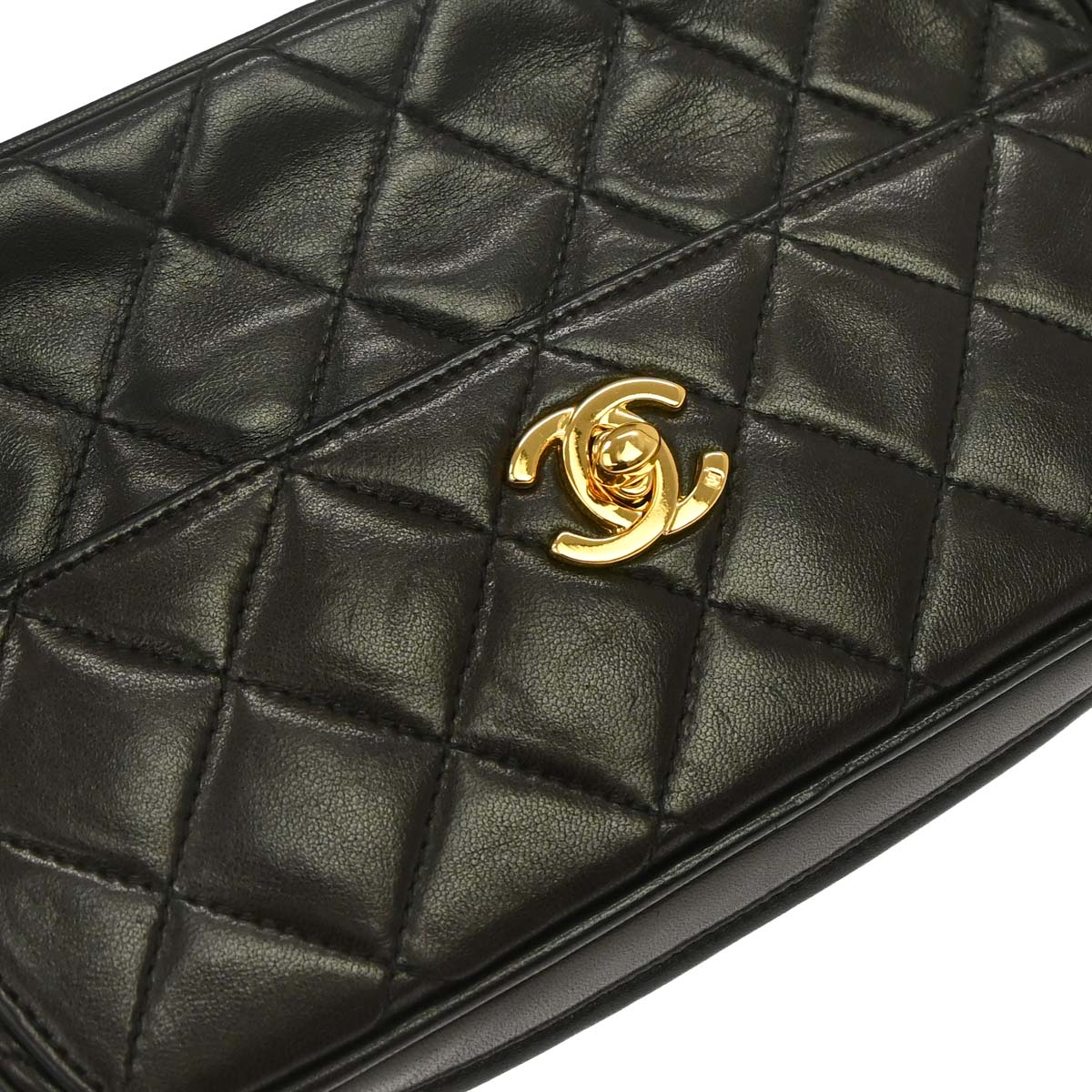 Chanel 1994-1996 Black Lambskin Camera Bag