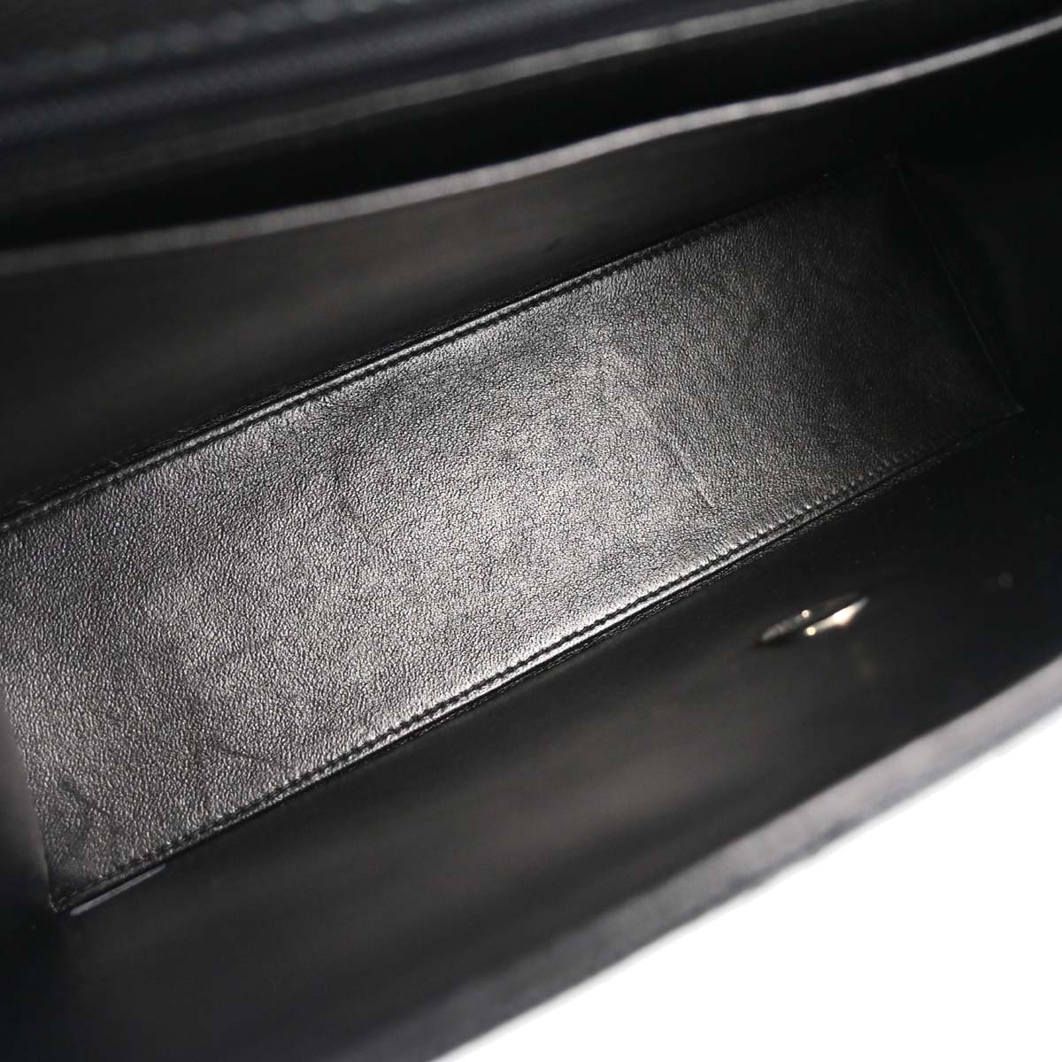 Chanel 1997-1999 Black Caviar Skin Jumbo Classic Flap Shoulder Bag