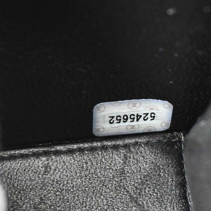 Chanel 1997-1999 Black Caviar Skin Jumbo Classic Flap Shoulder Bag