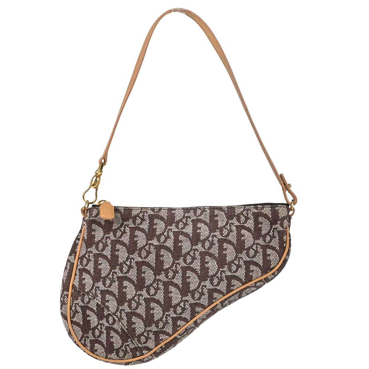 Christian Dior Brown Trotter Saddle Handbag