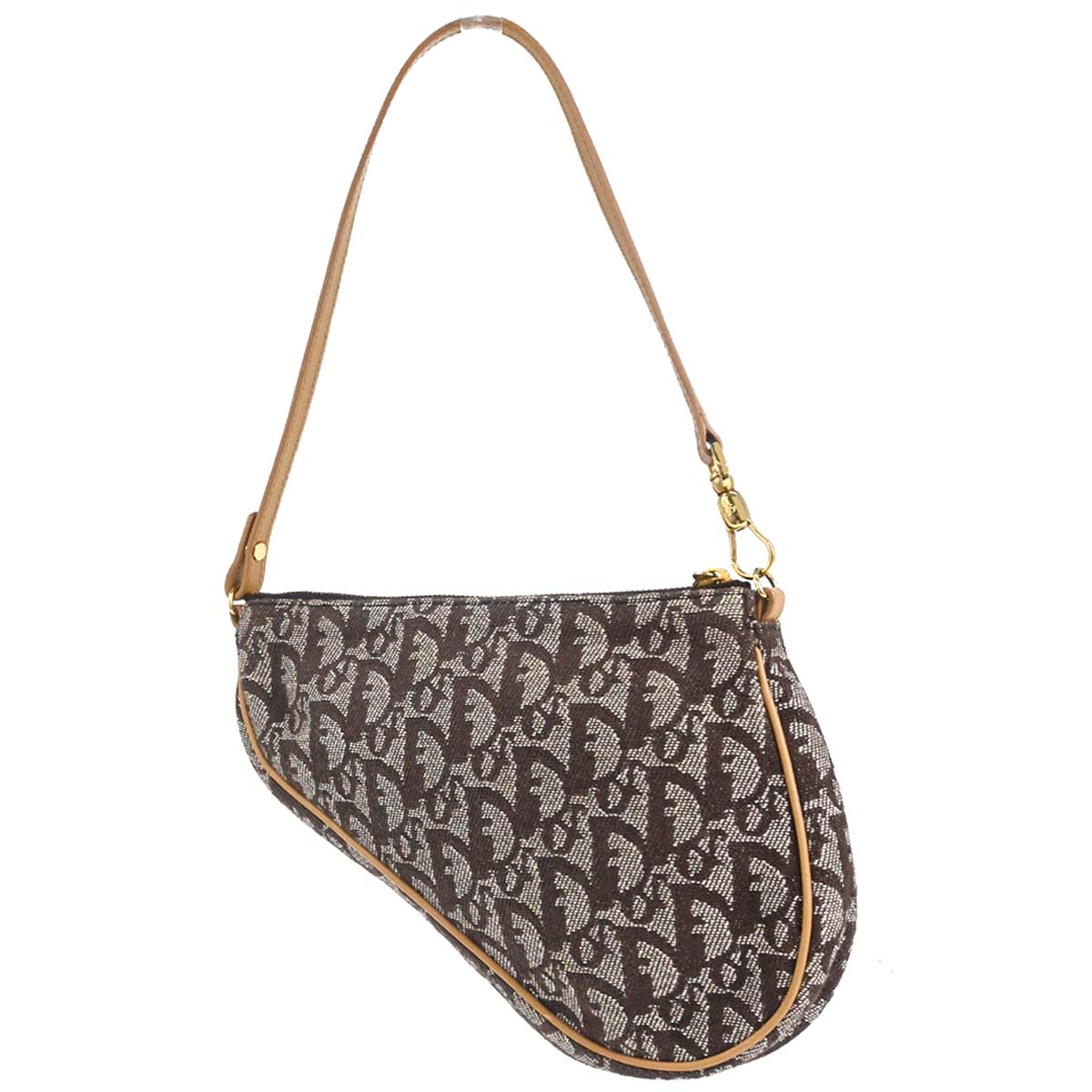 Christian Dior Brown Trotter Saddle Handbag