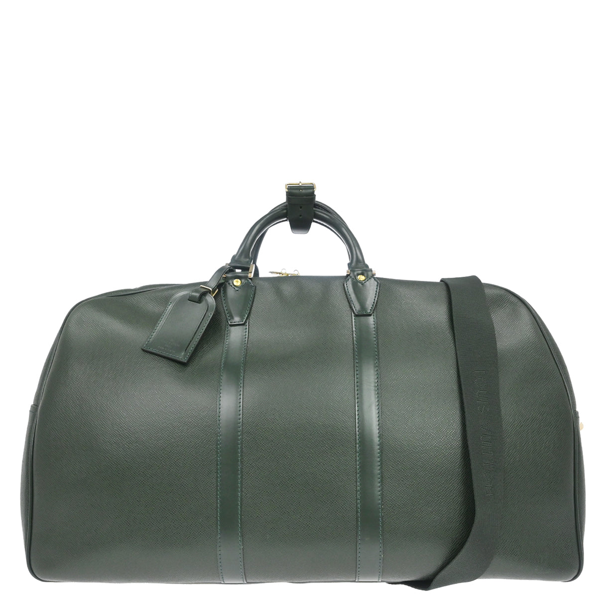 Louis Vuitton Green Taiga Kendall GM Duffle 2way Handbag M30114