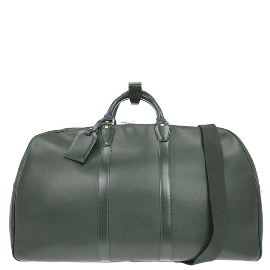Louis Vuitton Green Taiga Kendall GM Duffle 2way Handbag M30114