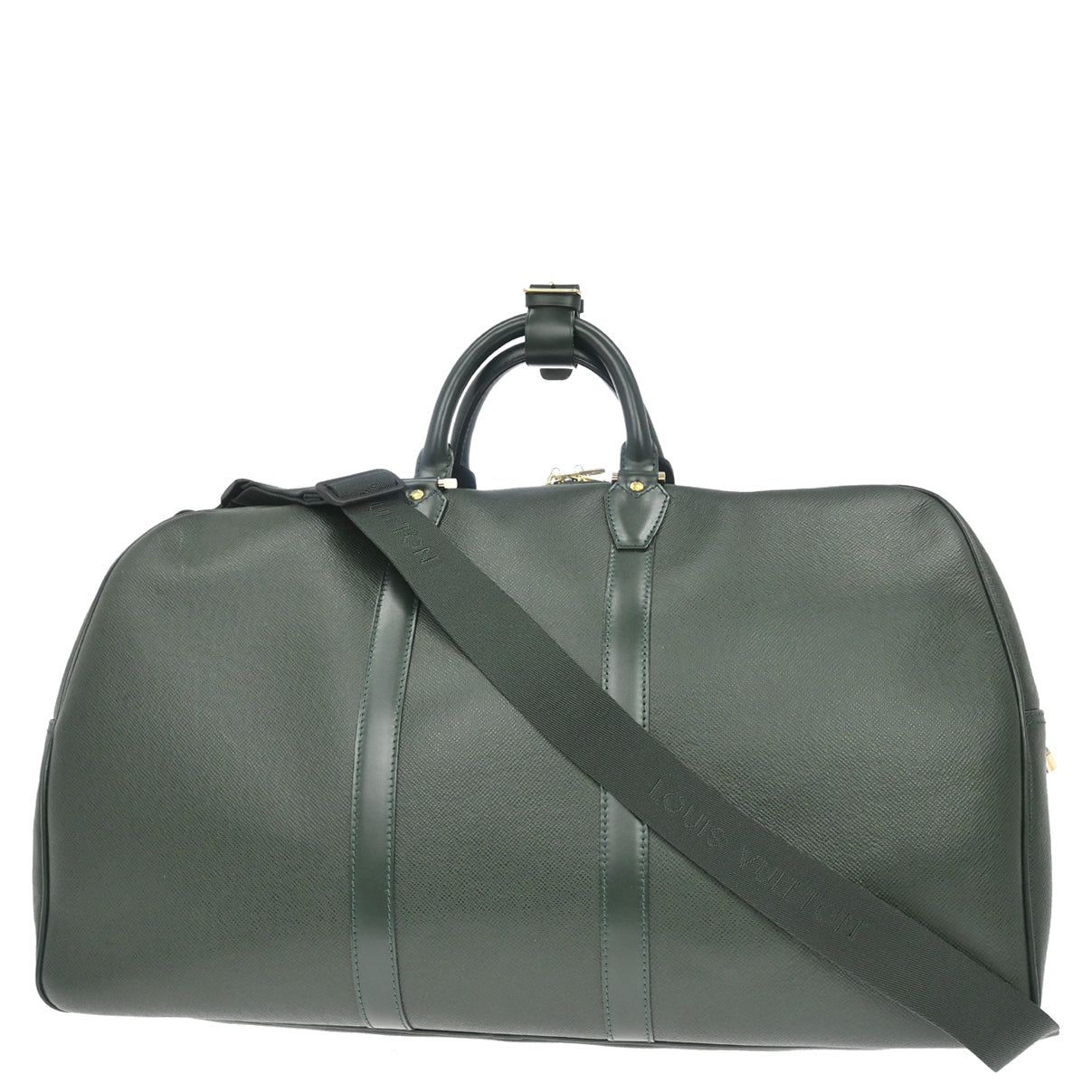 Louis Vuitton Green Taiga Kendall GM Duffle 2way Handbag M30114