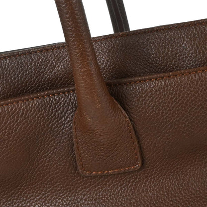 Chanel 2005-2006 Brown Calfskin Executive Cerf 2way Shoulder Tote Bag