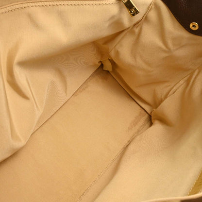 Chanel 2005-2006 Brown Calfskin Executive Cerf 2way Shoulder Tote Bag