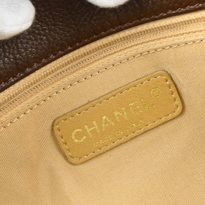 Chanel 2005-2006 Brown Calfskin Executive Cerf 2way Shoulder Tote Bag