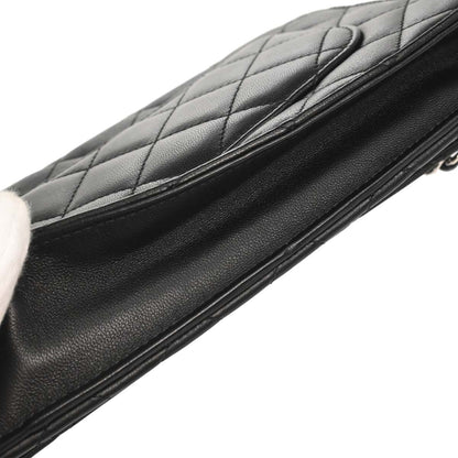 Chanel 2012-2013 Black Lambskin Classic WOC Wallet on Chain Bag