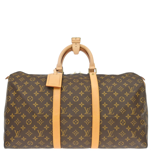 Louis Vuitton Monogram Keepall 50 Duffle Travel Handbag M41426