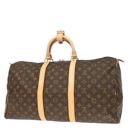 Louis Vuitton Monogram Keepall 50 Duffle Travel Handbag M41426