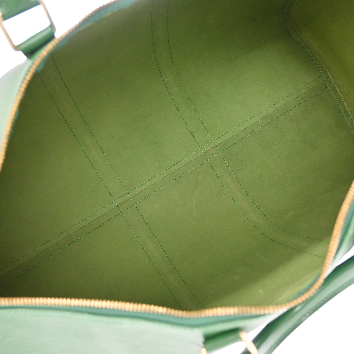 Louis Vuitton Green Epi Keepall 50 Travel Handbag M42964