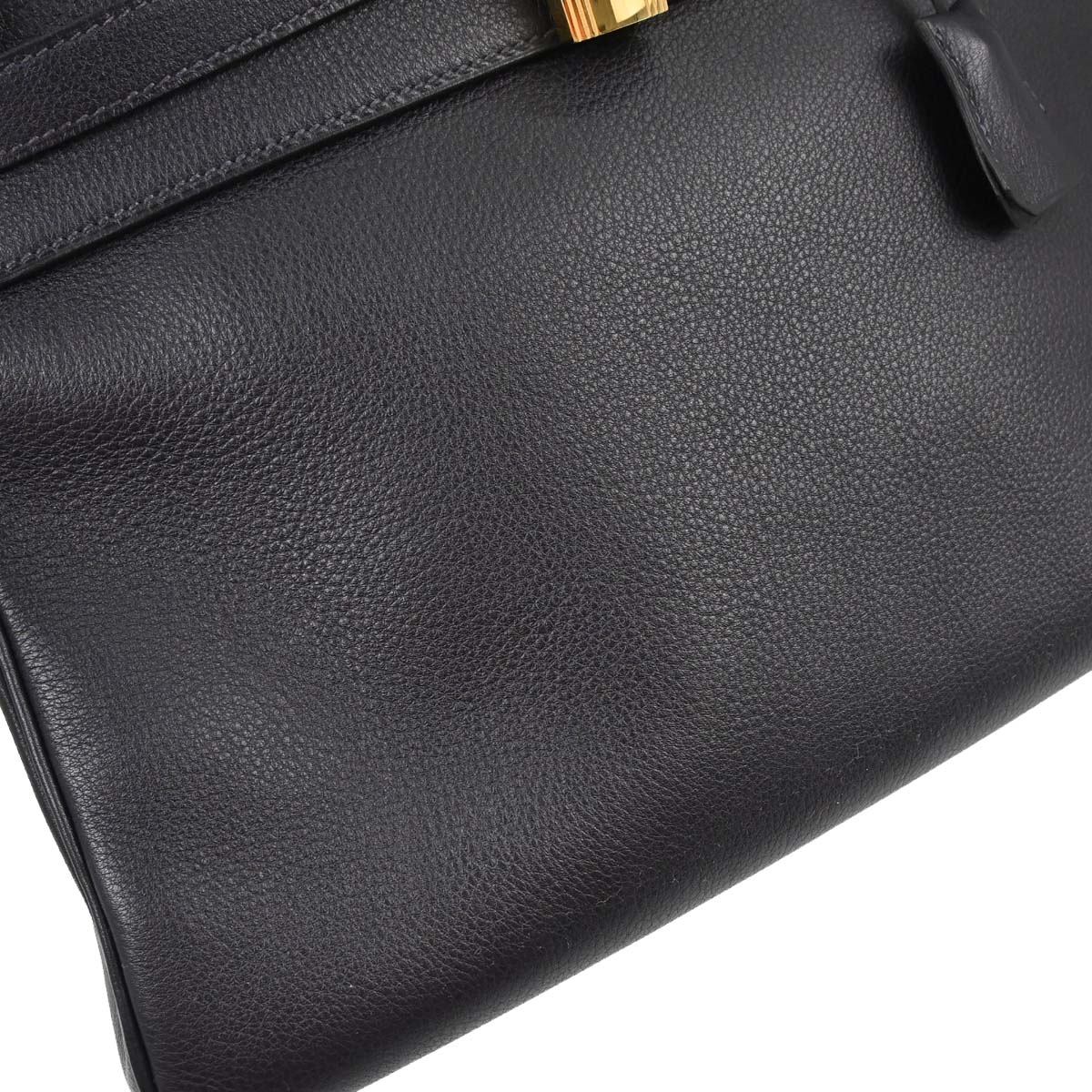 Hermes Blue Indigo Togo Kelly 32 Retourne 2way Shoulder Handbag