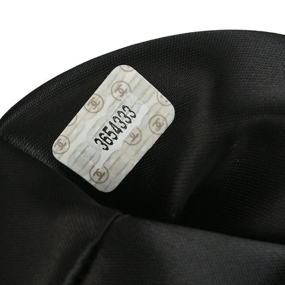 Chanel 1994-1996 Black Caviar Skin CC Shoulder Tote Bag