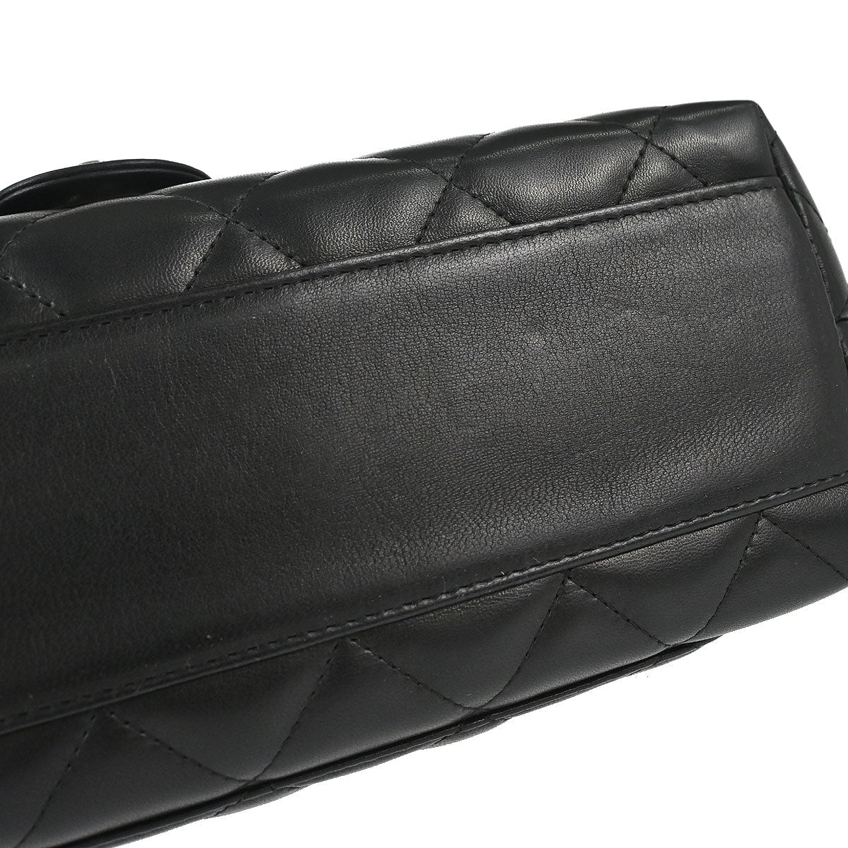 Chanel 2006-2008 Black Lambskin Top Handle Handbag