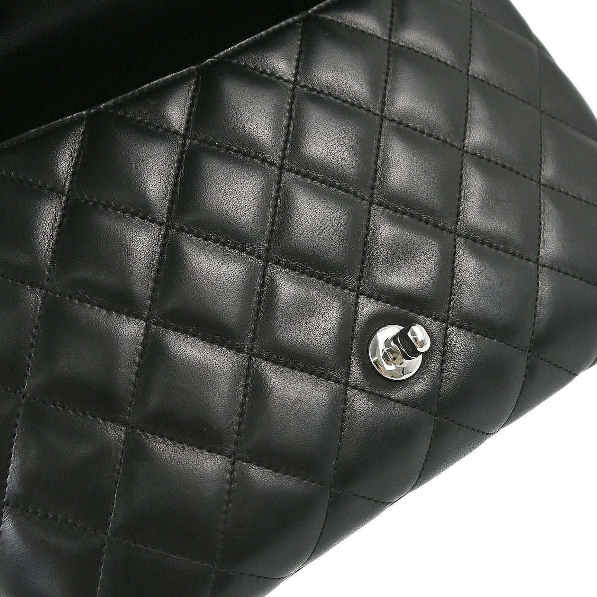 Chanel 2006-2008 Black Lambskin Top Handle Handbag