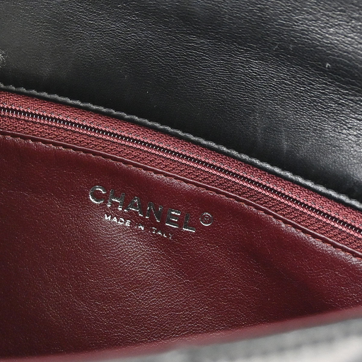Chanel 2006-2008 Black Lambskin Top Handle Handbag