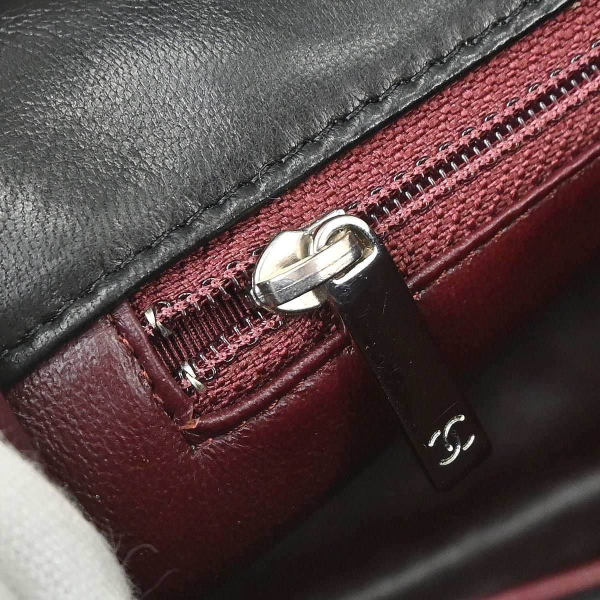 Chanel 2006-2008 Black Lambskin Top Handle Handbag
