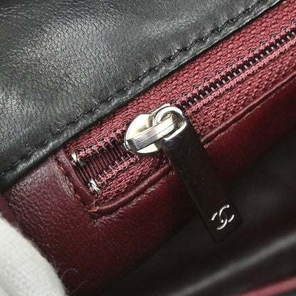 Chanel 2006-2008 Black Lambskin Top Handle Handbag