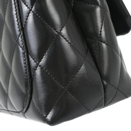 Chanel 2006-2008 Black Lambskin Top Handle Handbag