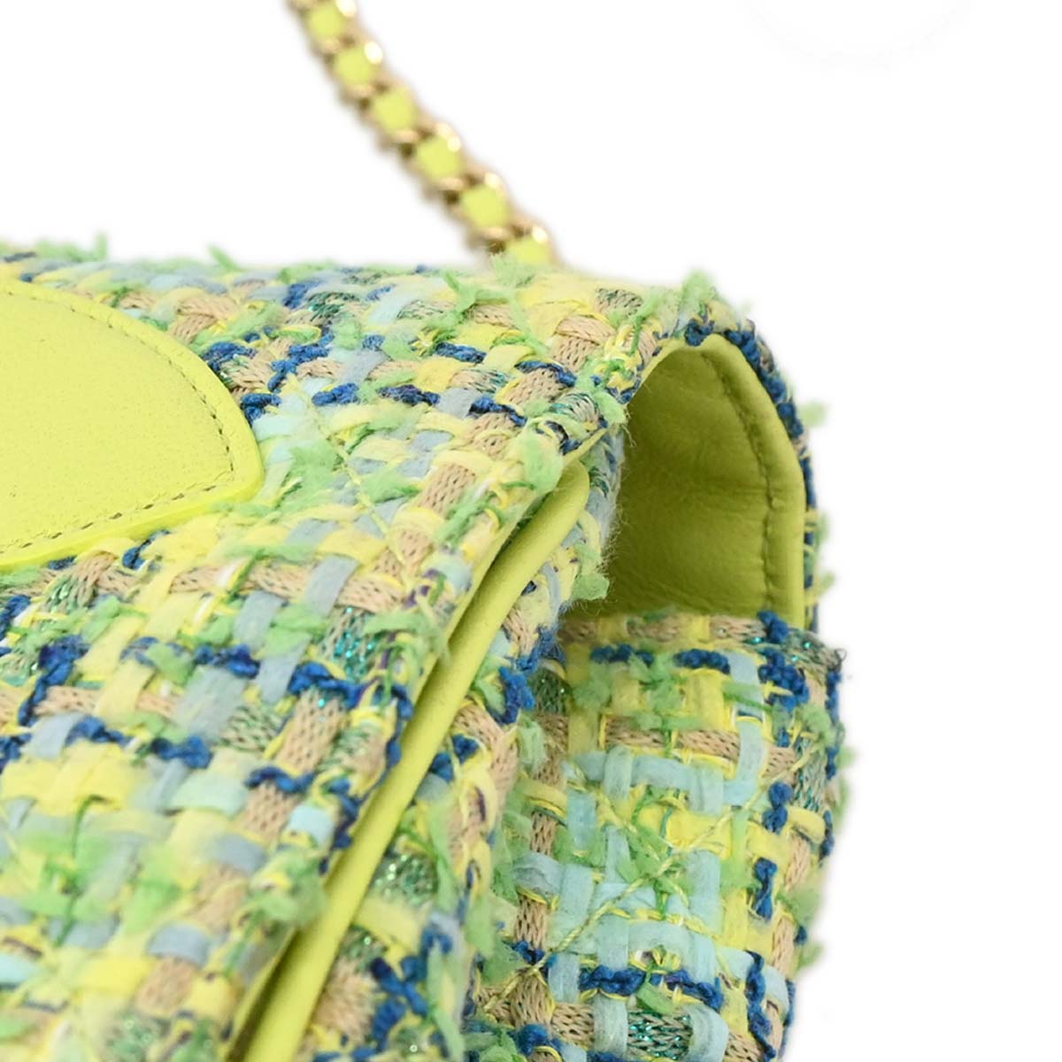 Chanel 2019 Green Tweed CC Mania Camera Bag Shoulder Bag