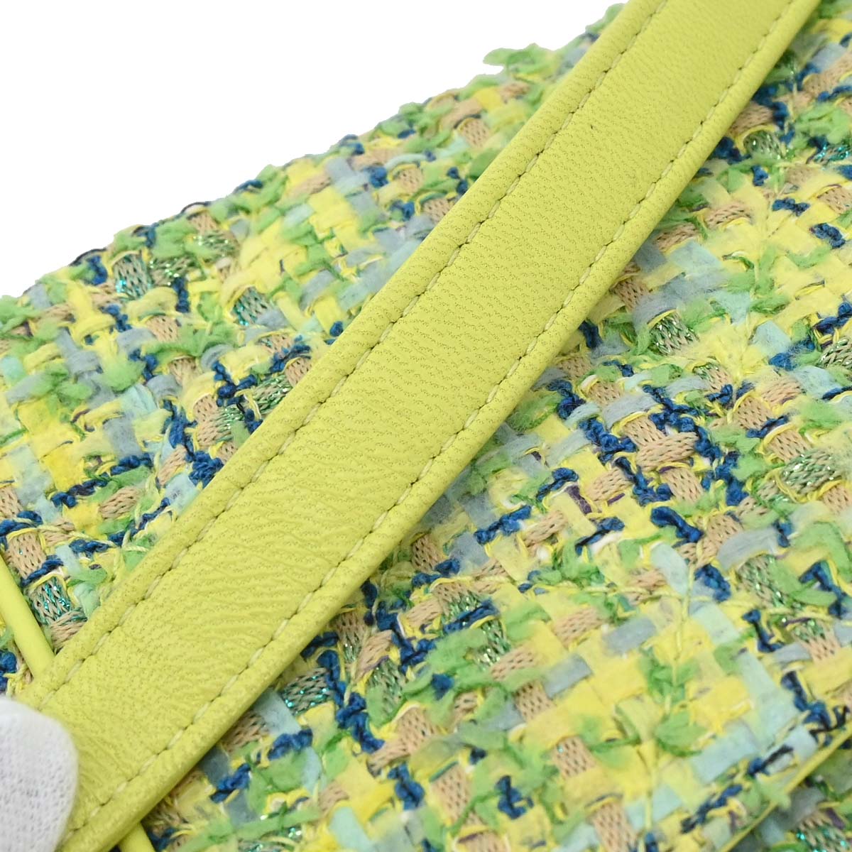 Chanel 2019 Green Tweed CC Mania Camera Bag Shoulder Bag