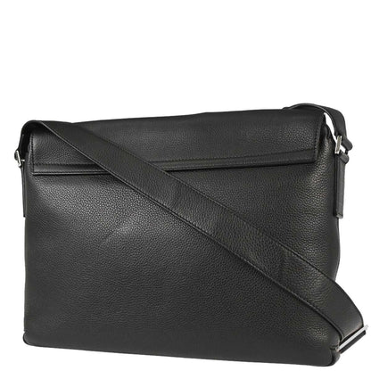 Dior Homme Black Leather Shoulder Bag