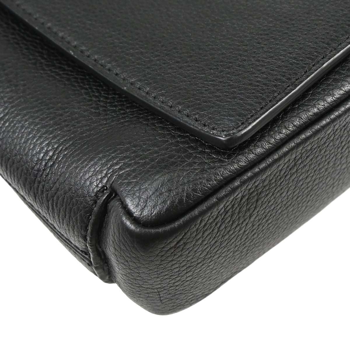 Dior Homme Black Leather Shoulder Bag