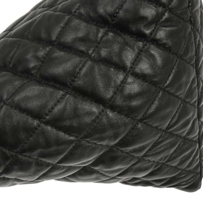 Chanel 2017-2018 Black Lambskin Week End on Mars Chain Tote Handbag