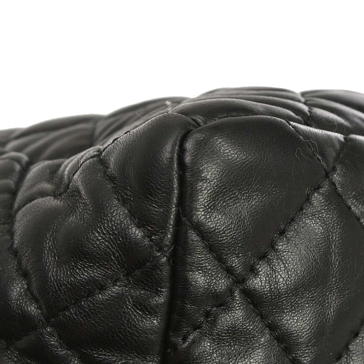 Chanel 2017-2018 Black Lambskin Week End on Mars Chain Tote Handbag