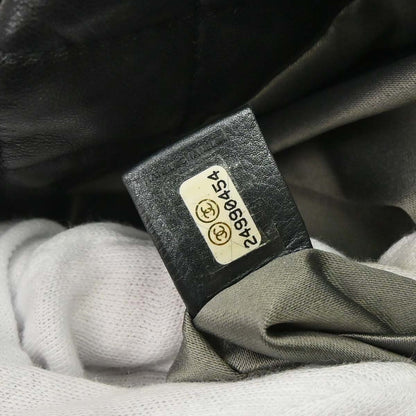 Chanel 2017-2018 Black Lambskin Week End on Mars Chain Tote Handbag