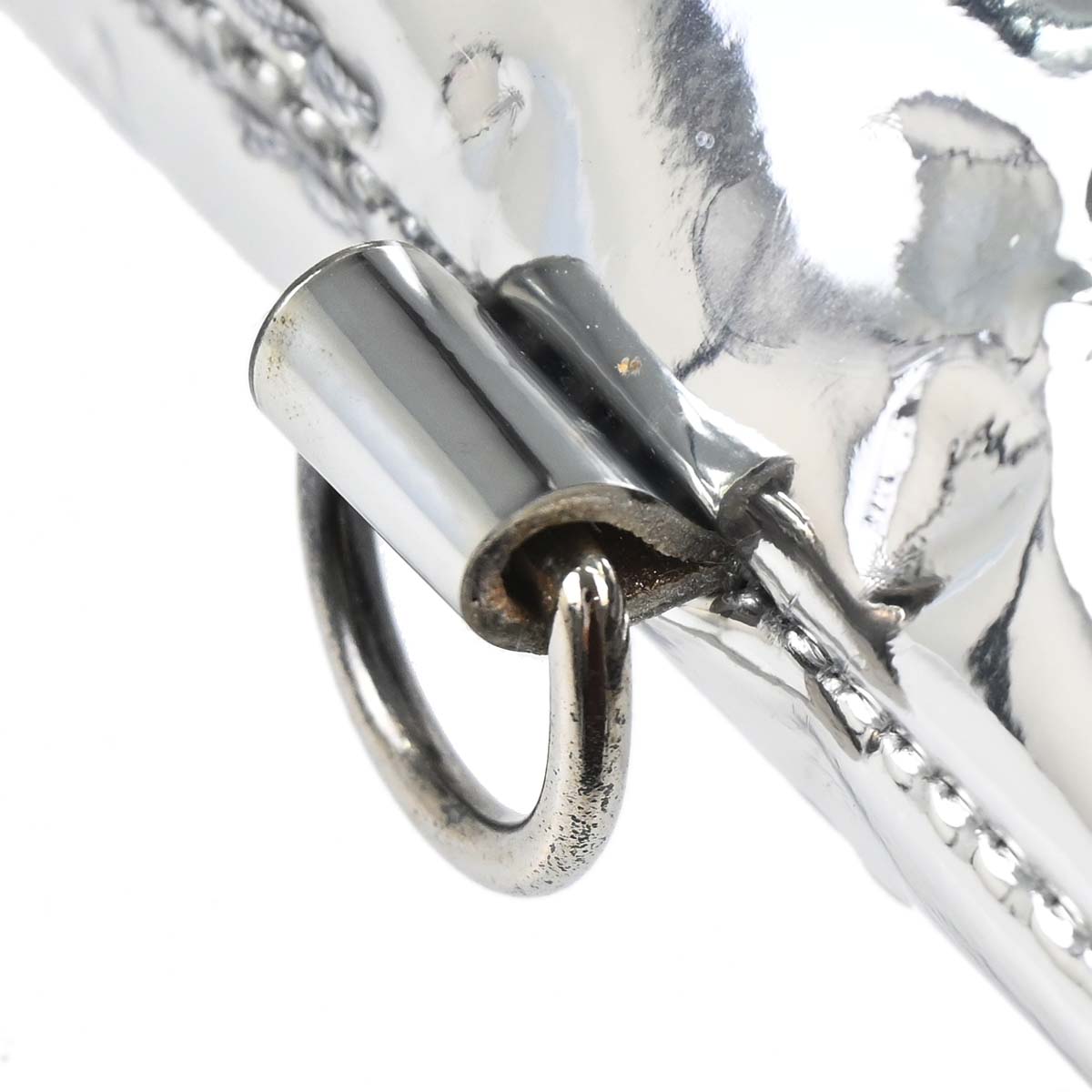 Louis Vuitton Silver Monogram Miroir Lockit Tote Handbag M95449