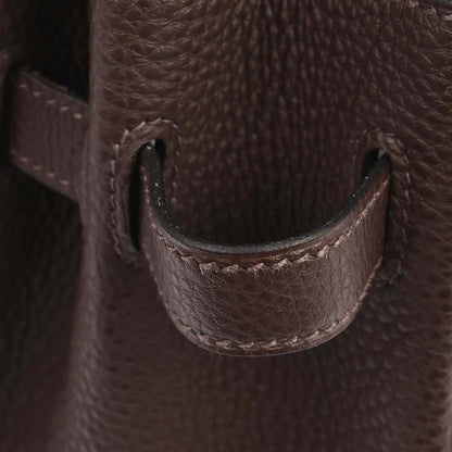 Hermes Chocolat Taurillon Clemence Birkin 30 Handbag