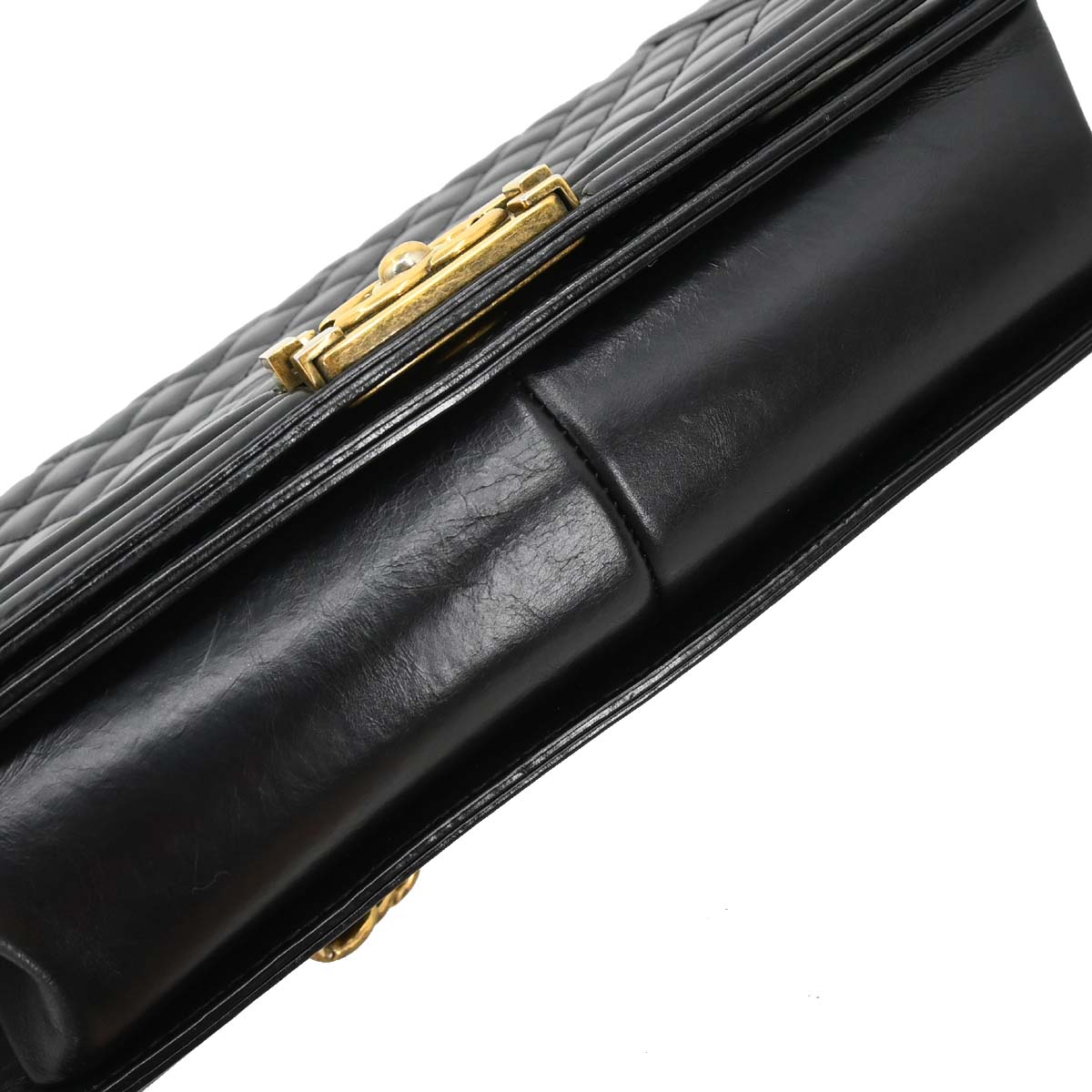 Boy Chanel 2015-2016 Black Calfskin Medium Shoulder Bag