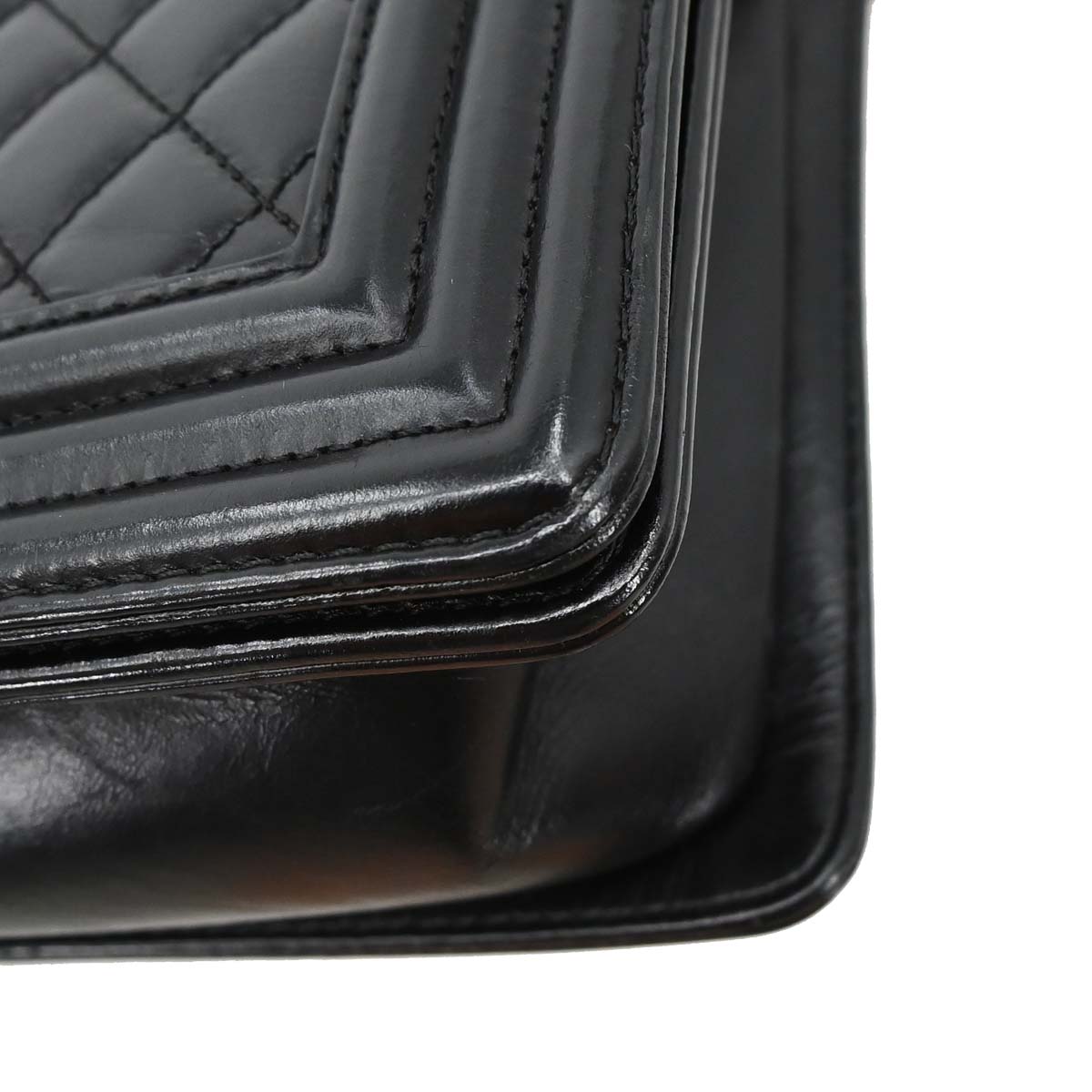 Boy Chanel 2015-2016 Black Calfskin Medium Shoulder Bag