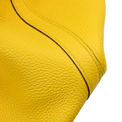 Hermes Jaune de Naples Taurillon Picotin Lock 26 GM Handbag